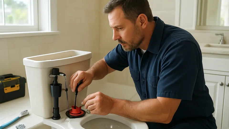 Why a Toilet Keeps Running in Freeport