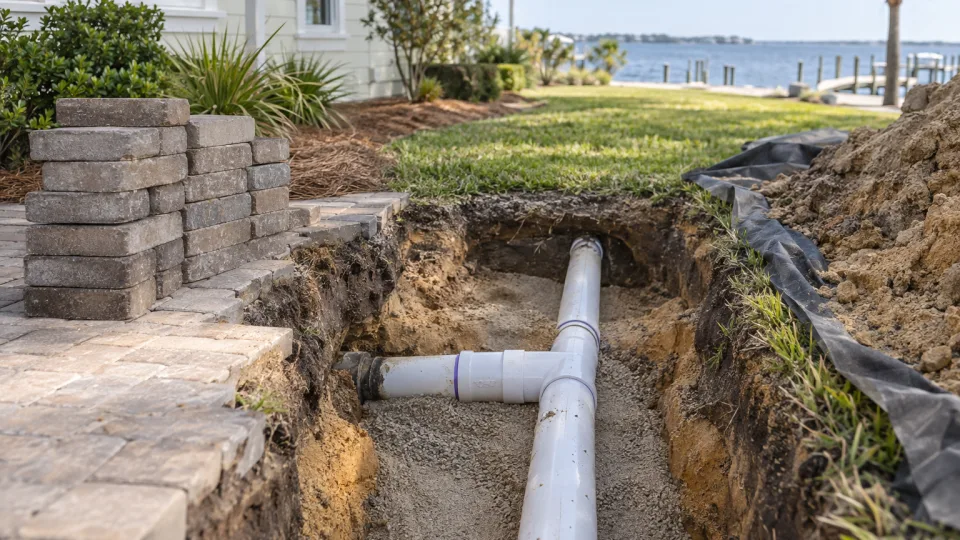 Sewer Line Repair Planning in WaterColor