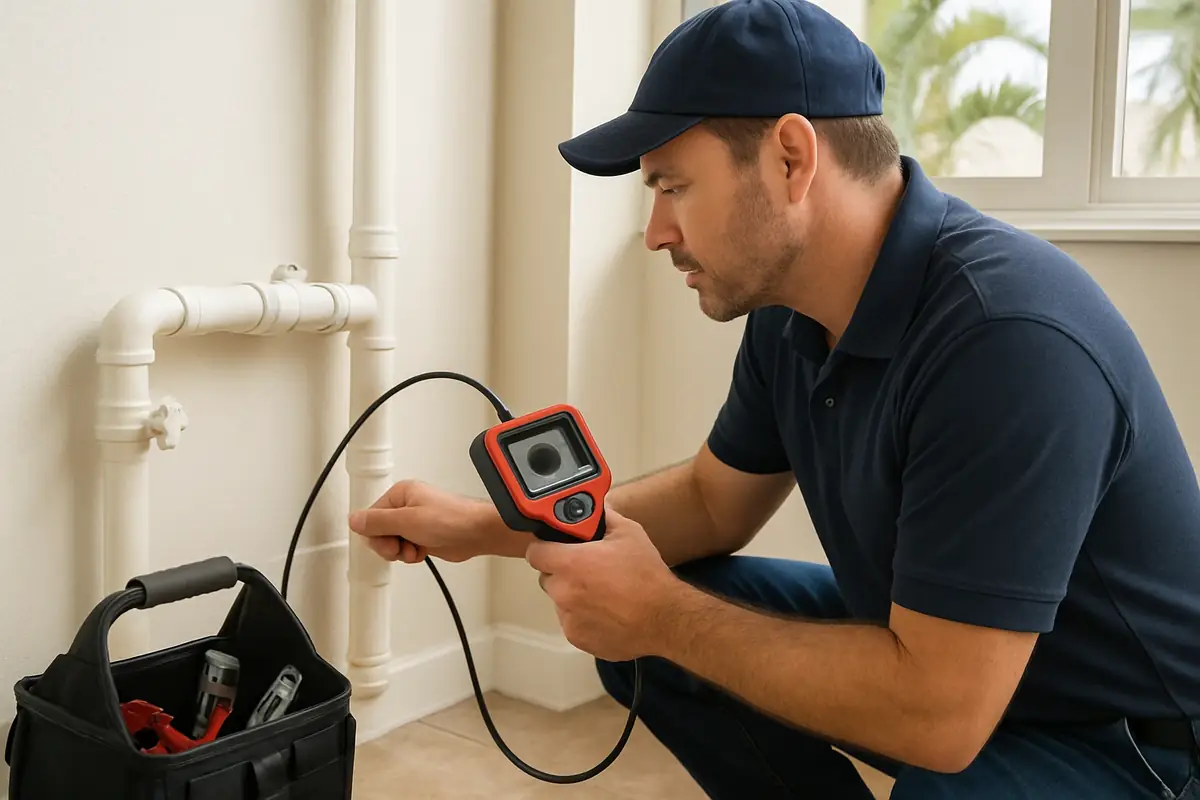 Plumbing Camera Inspection in WaterColor, FL