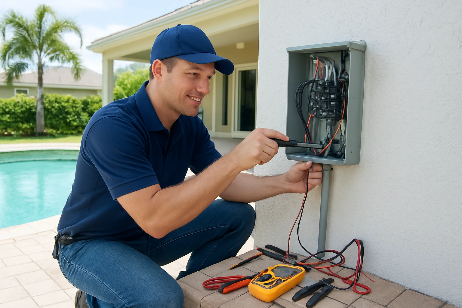 Pool, Spa, and Hot Tub Wiring in Parker, FL