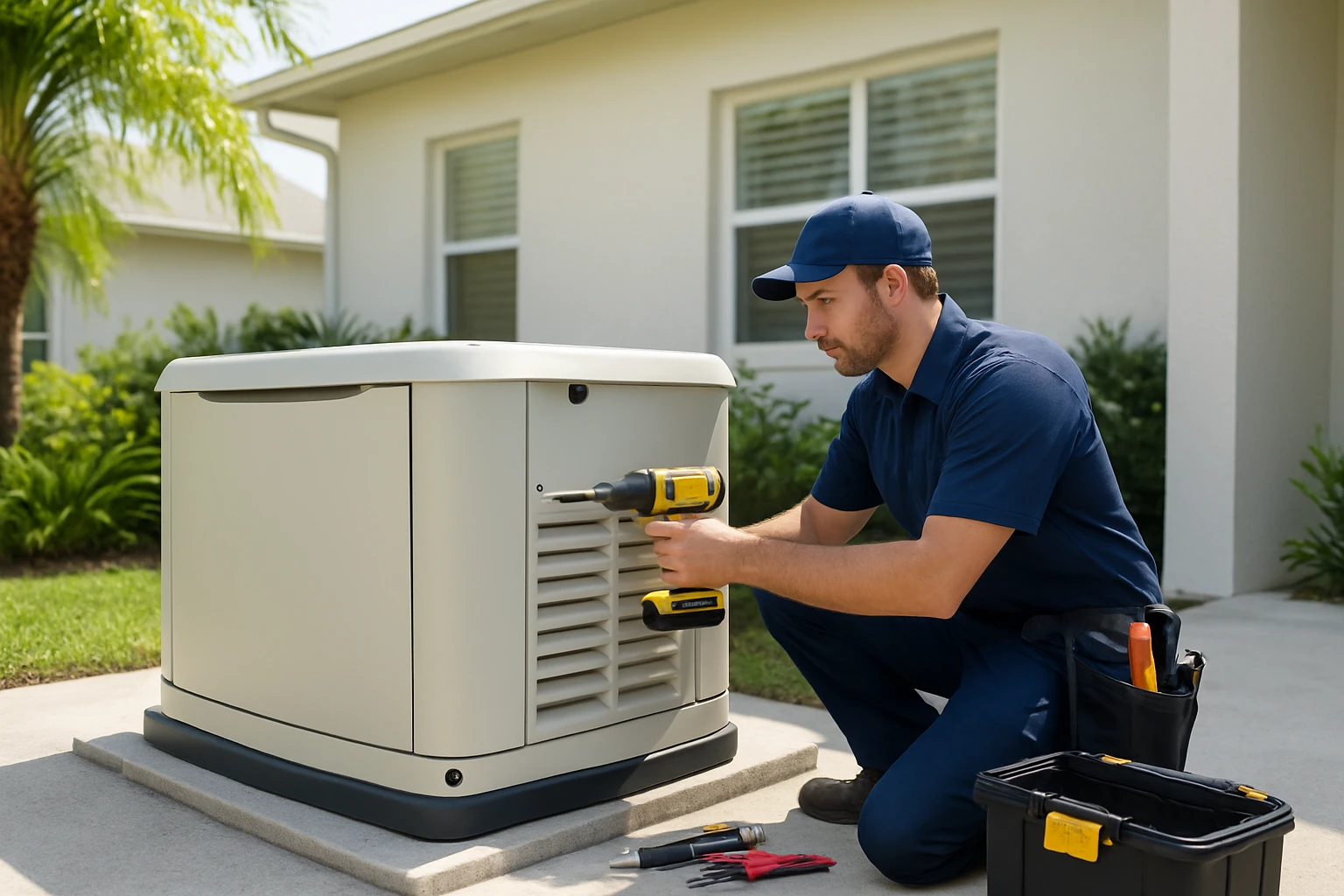Power Generator Installation in Panama City Beach, FL