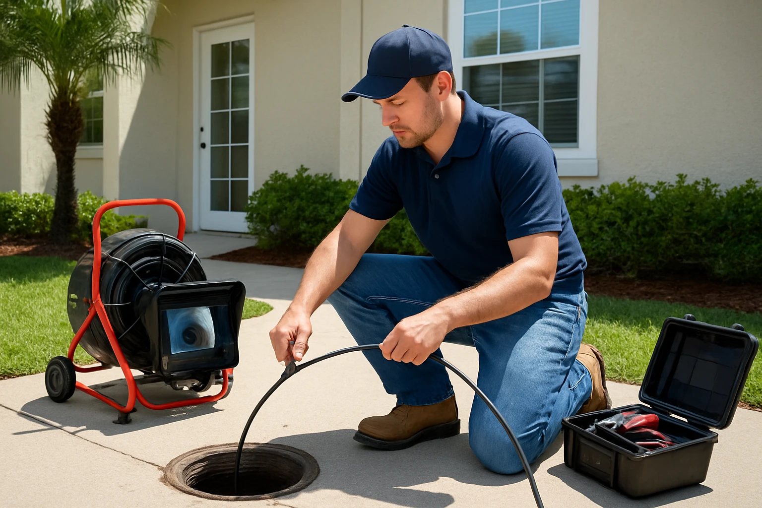 Sewer Camera Inspection in DeFuniak Springs, FL