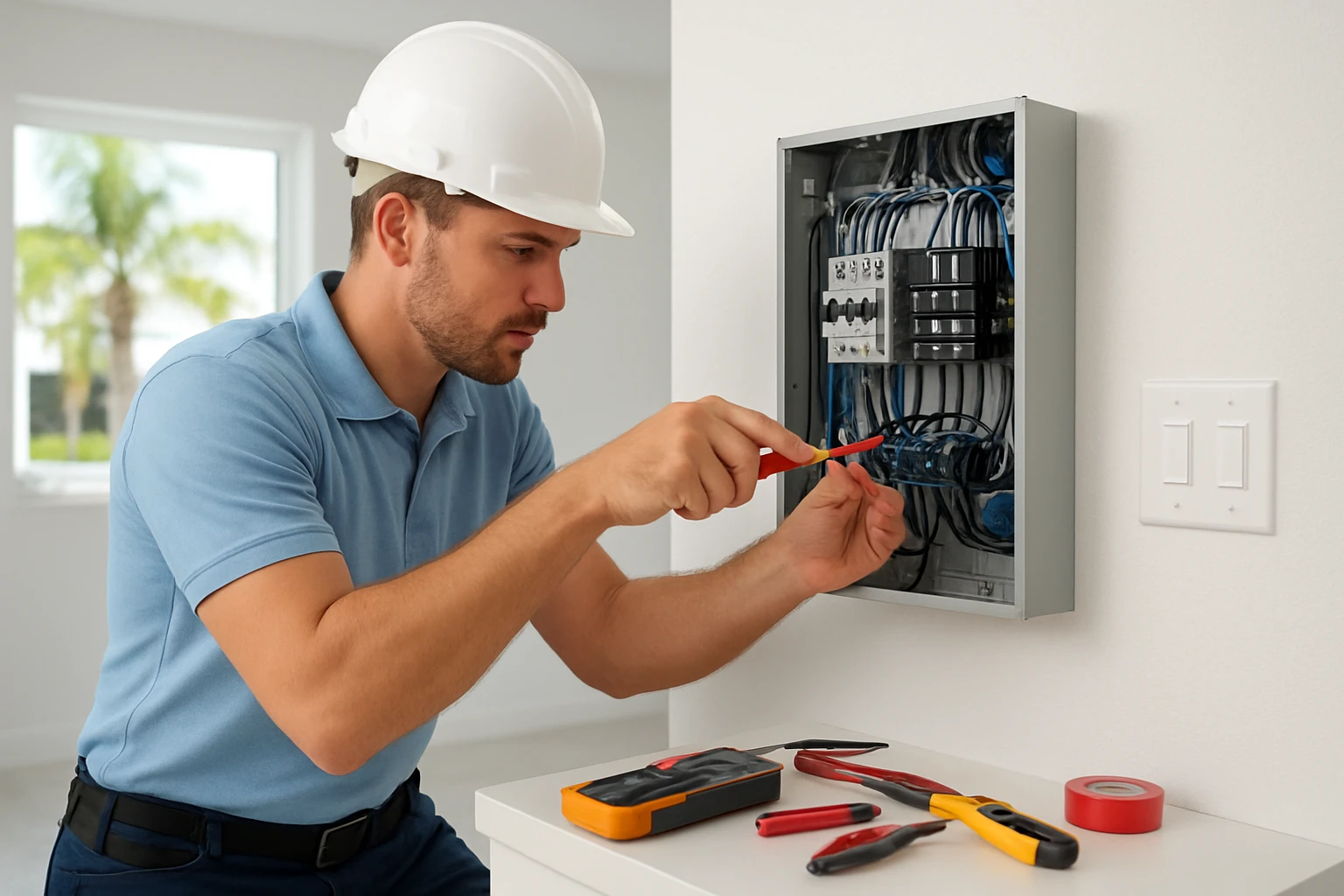 Smart Electrical Panel Installation in Panama City Beach, FL