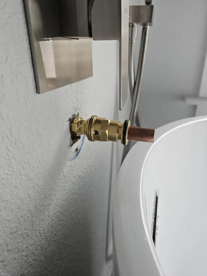 Plumbing connection for a tub spout installation in Santa Rosa Beach FL